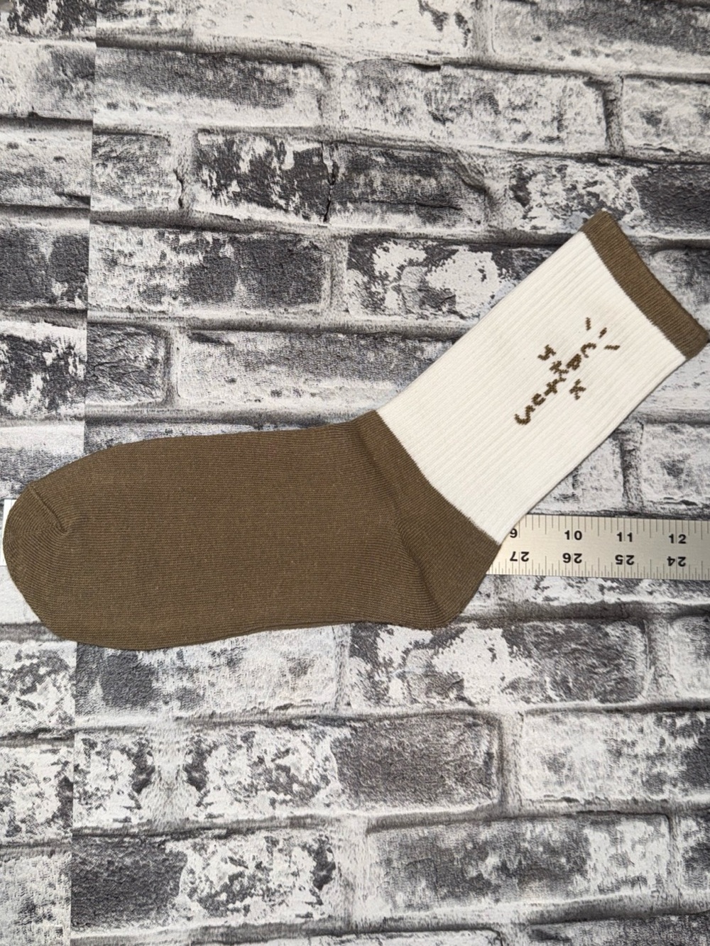CACTUS JACK Travis Scott Socks • One Size Unisex • Tan/Creme • Brand New